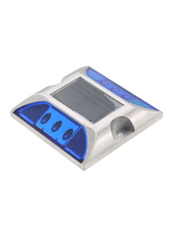 Generic Solar Powered LED Driveway Lamp Blue 10.1x10x2.8centimeter 