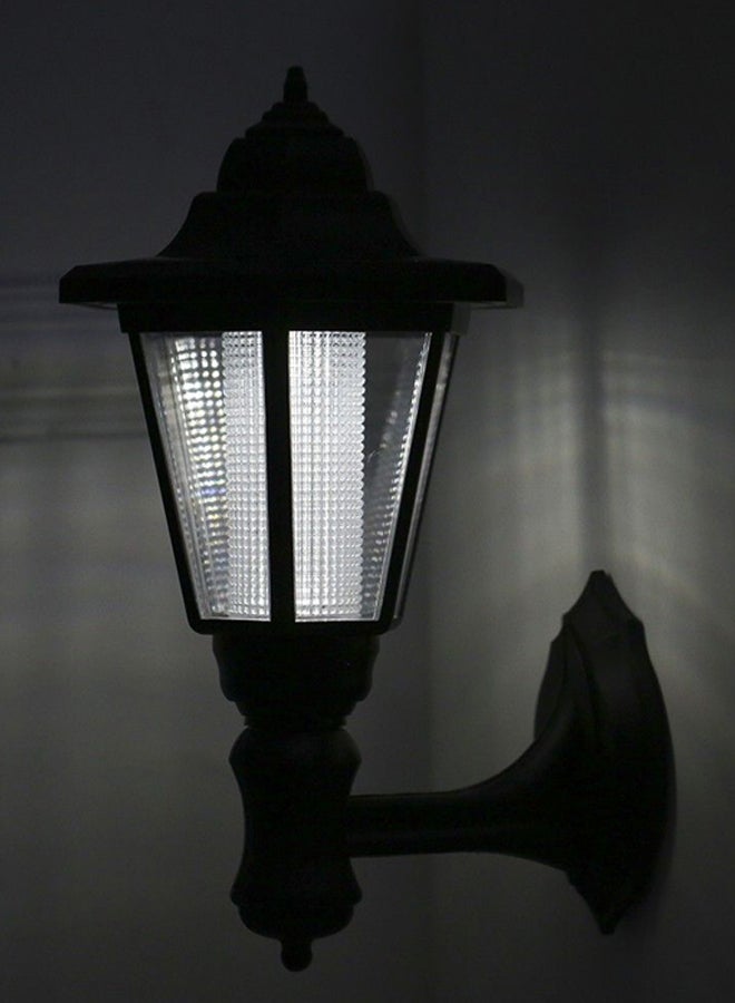 مصباح جداري بإضاءة LED قابل لإعادة الشحن يعمل بالطاقة الشمسية أبيض دافئ 16x20x31سم - Image 2