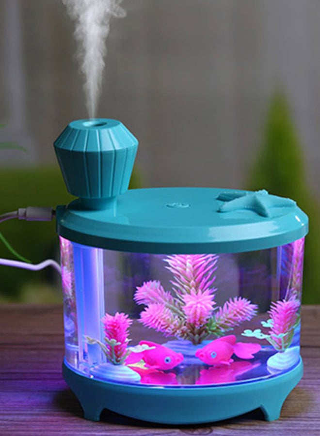 Generic - Fish Tank LED Light Air Humidifier Light Blue - Image 1