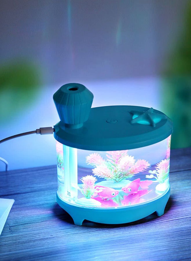 Generic - Fish Tank LED Light Air Humidifier Light Blue - Image 1