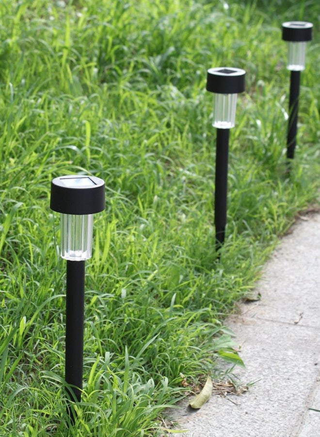 Tomshine - 10-Piece Solar Powered LED Garden Light Set Black 5x33.5centimeter - Image 1