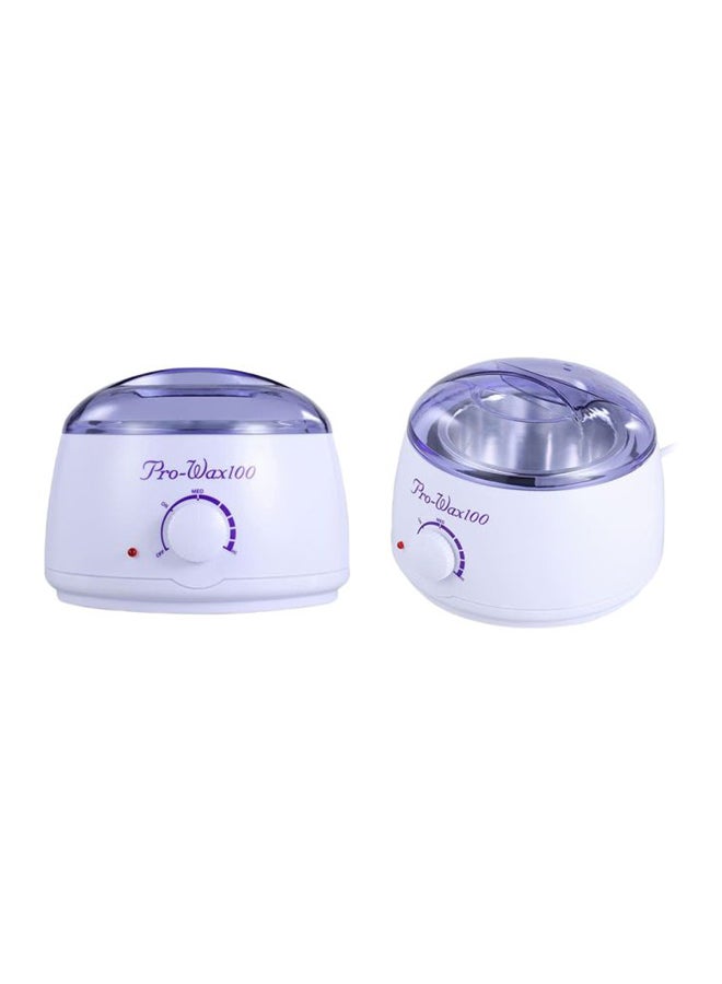 طقم سخان برو واكس 100 - مقبس أوروبي أبيض/أرجواني - Image 1