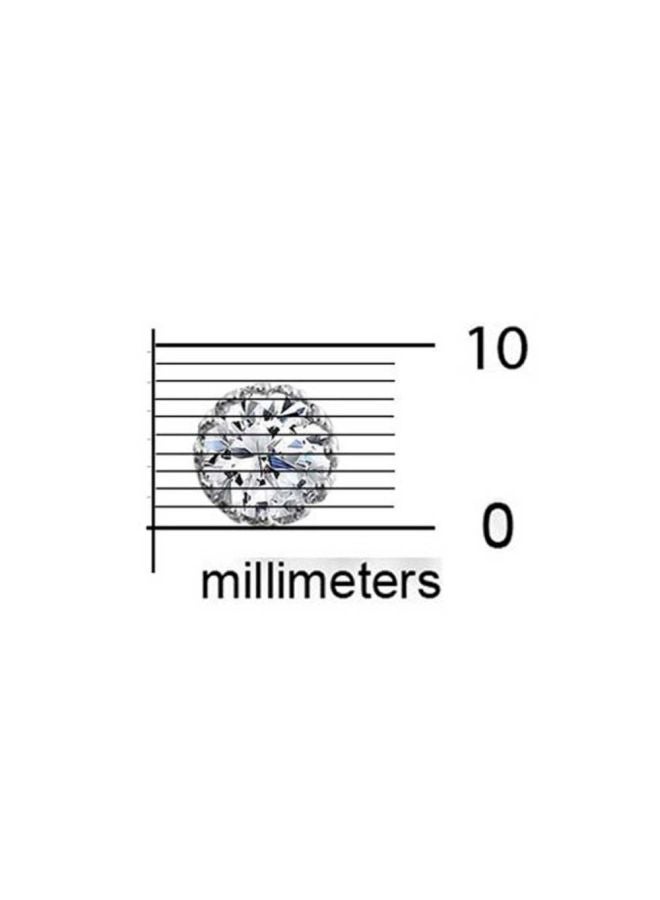 BLING JEWELRY - 925 Sterling Silver Cubic Zirconia Studded Stud Earrings - Image 1