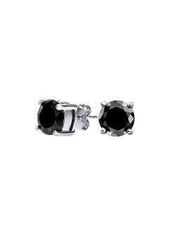 BLING JEWELRY 925 Sterling Silver Cubic Zirconia Studded Stud Earrings  - Image 1