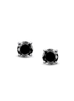 BLING JEWELRY 925 Sterling Silver Cubic Zirconia Studded Stud Earrings  - Image 2