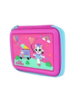 SMILY KIDDOS Scented Hardtop Pencil Case Pink/Green  - Image 3
