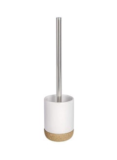 Wenko Toilet Brush Holder White/Brown 37.5x9.5cm 