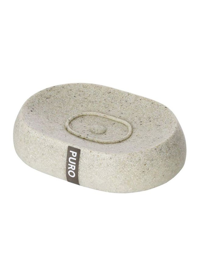 Puro Soap Dish Grey 12.5x8.9x3.1cm - v1548679730/N20415770A_1