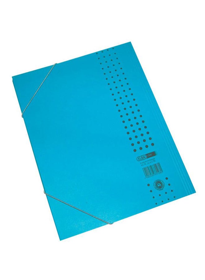 ELBA A4 Span Flat File Folder Blue