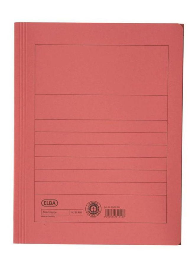 ELBA A4 Single Pocket Expanding File Red