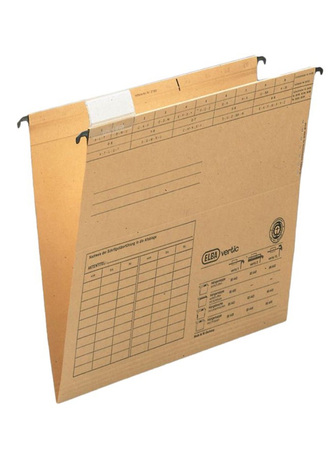 ELBA A4 Vertic Hanging File Brown