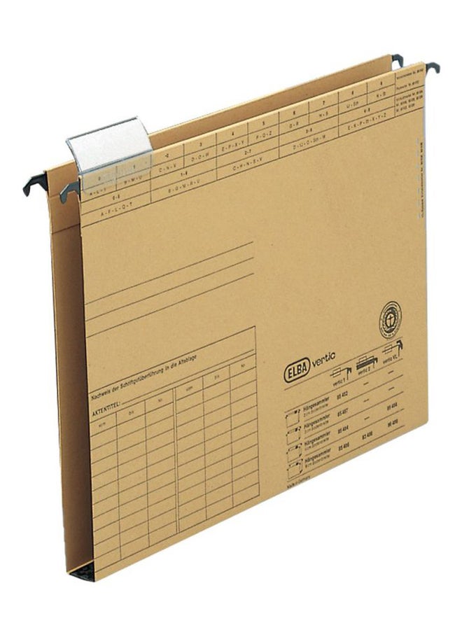 ELBA A4 Vertic Hanging File Brown