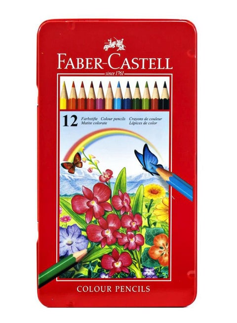 12-Piece Redline Color Pencil Set Multicolour