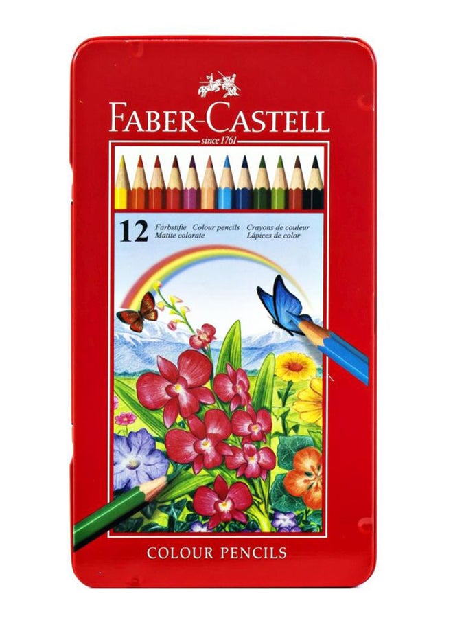FABER-CASTELL - 12-Piece Redline Color Pencil Set Multicolour - Image 1