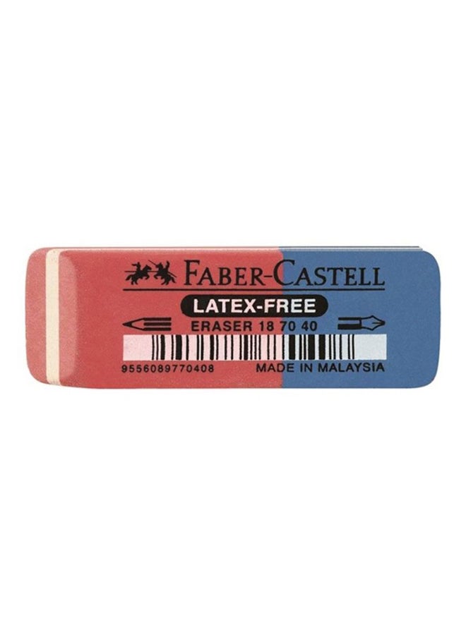 FABER-CASTELL Ink And Pencil Multi-function Eraser Red/Blue