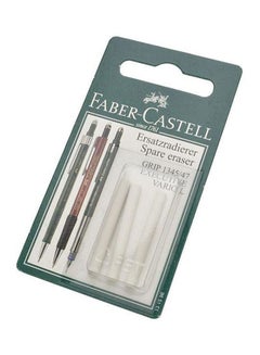 3-Piece Refill Eraser For Grip 1345/47 White
