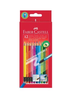 12-Piece Erasable Colour Pencil Multicolour