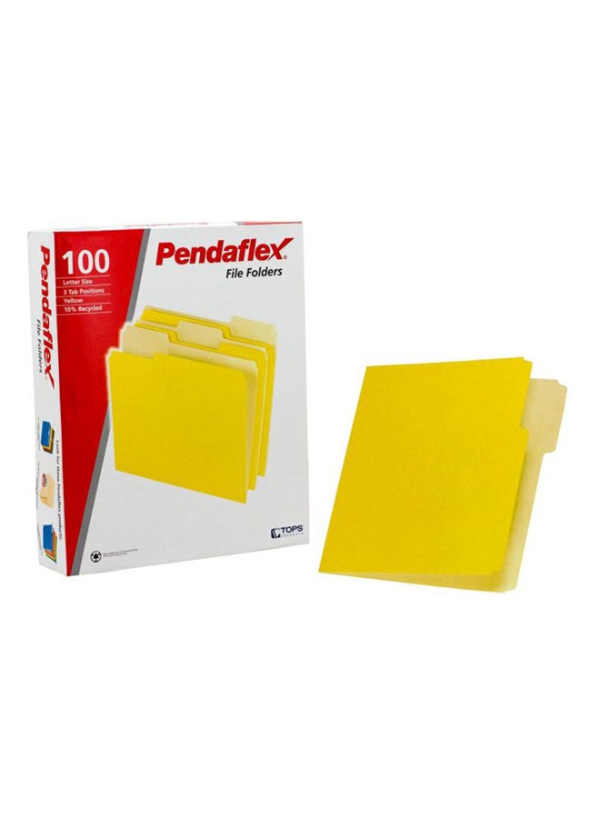 Pendaflex Manila Legal Size File Folder Yellow