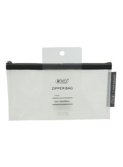 ROCO Zippered Document Pouch Clear/Black 