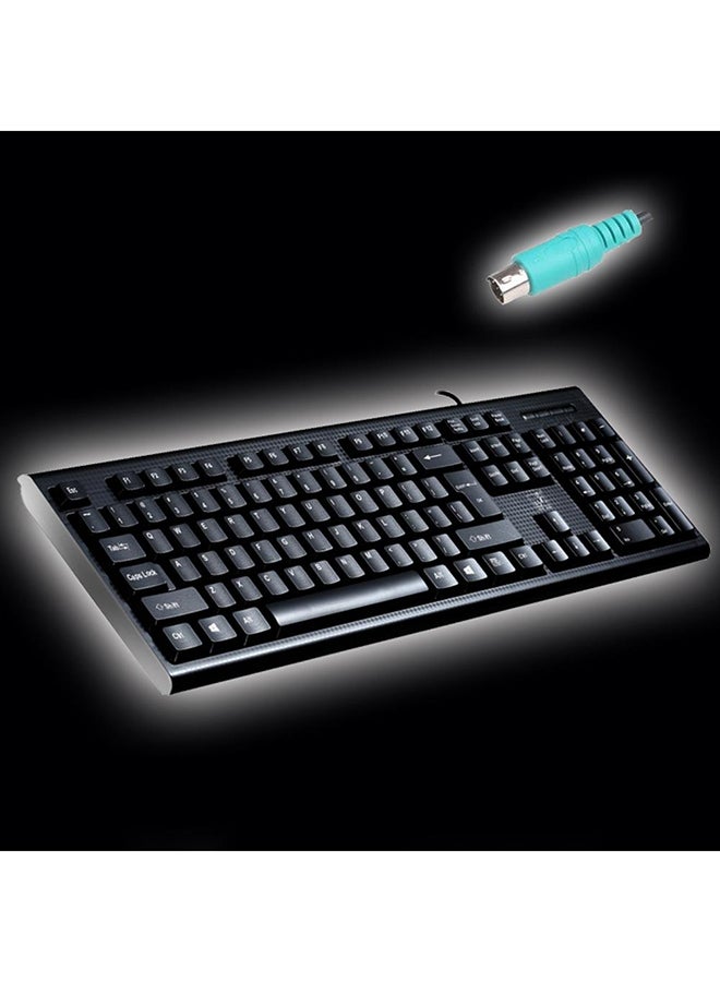 Chase Light Leopard Q9 USB Wired Keyboard Black - Image 2