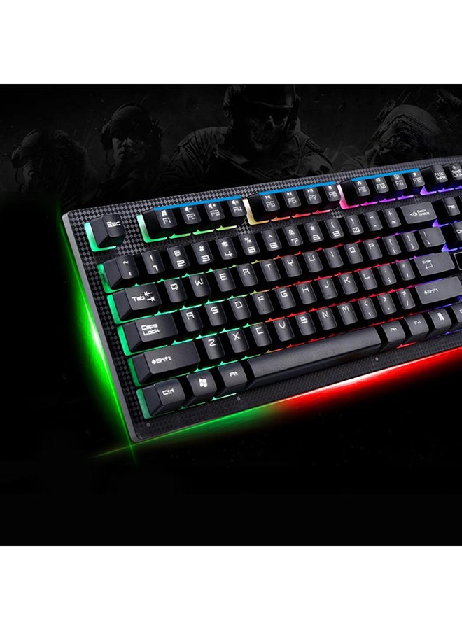 Chase Light Leopard G20 104 Keys 7-Color Backlit Gaming Wired Keyboard  - Image 2