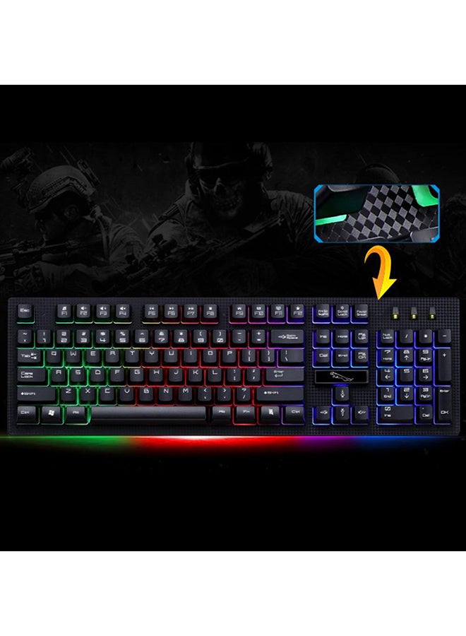 Chase Light Leopard G20 104 Keys 7-Color Backlit Gaming Wired Keyboard  - Image 3