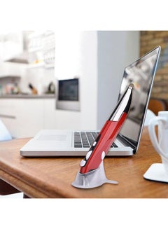 ماركة غير محددة ماوس قلم بصري USB لاسلكي مع قلم إلكتروني لشاشة اللمس السعوية أحمر  - Image 2