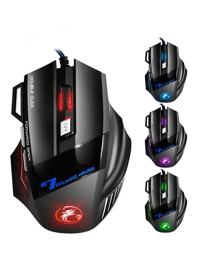 Generic - X7 USB Wired Professional Gaming Mouse Black - Image 1