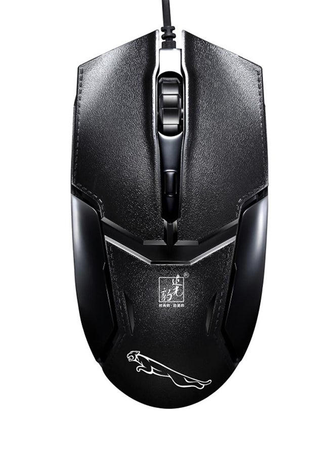 Chase Light Leopard 179 1000DPI Optical USB Wired Gaming Mouse Black  - Image 1