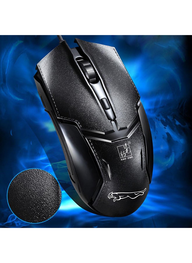 Chase Light Leopard 179 1000DPI Optical USB Wired Gaming Mouse Black  - Image 2