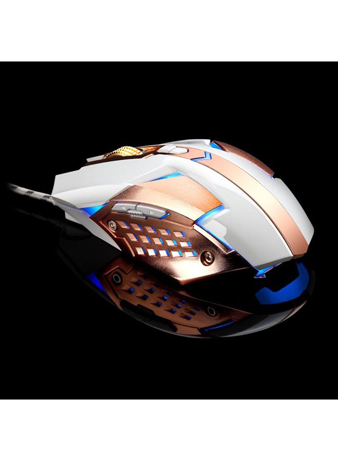 Chase Light Leopard T03 Macro USB Wired Gaming Mouse White  - Image 2