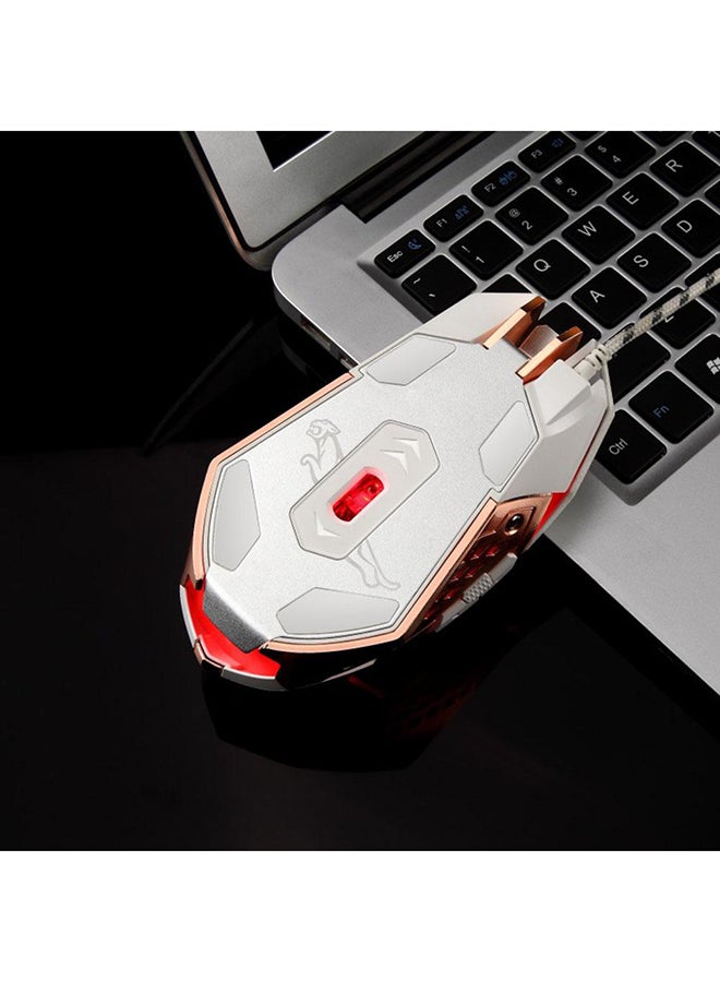 Chase Light Leopard T03 Macro USB Wired Gaming Mouse White  - Image 3