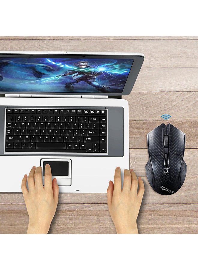 Chase Light Leopard 101C 2.4 Ghz 1600DPI Wireless Gaming Mouse Black  - Image 3