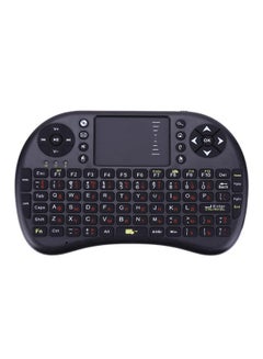 2.4 Ghz Mini Wireless Russian Version Keyboard Mouse Touchpad For Smart TV Box Black