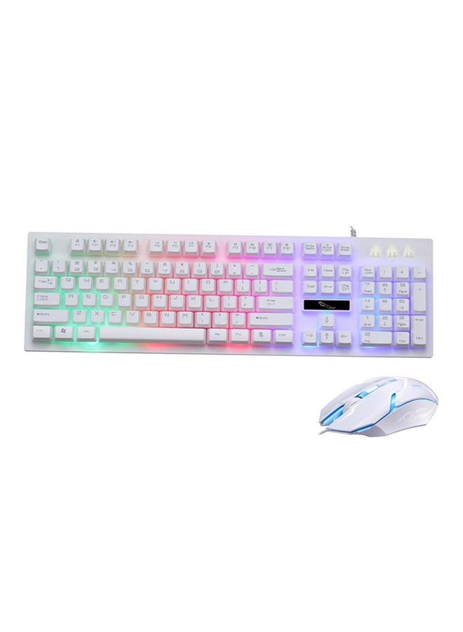 Chase Light Leopard G20 USB Wired 104 Keys 7-Color Backlit Keyboard And 1600DPI Mouse Set  - Image 1