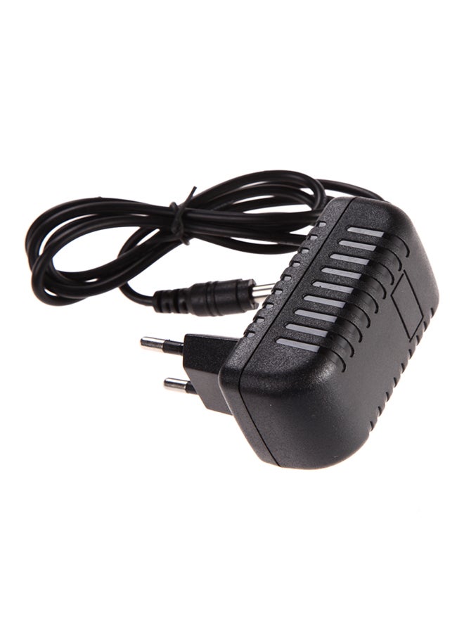 محول AC DC 5.5X2.5 مم بقوة 6 فولت و1 أمبير بقوة 1000 مللي أمبير في الساعة وشاحن بقابس أوروبي أسود - Image 2