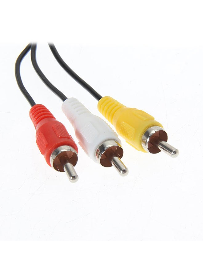 AV Cable To RCA For SONY PS2/PS3 Black  - Image 3