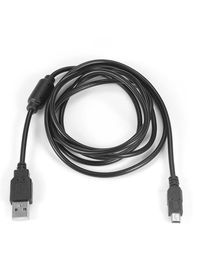 USB Charging Cable For PlayStation 3 Wireless Controllers With Ring Black  - Image 3