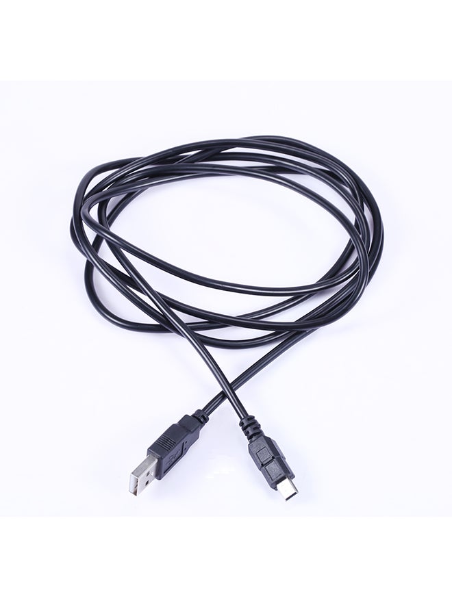 2-Piece USB Charging Cable For PlayStation 3 Wireless Controllers Black  - Image 3