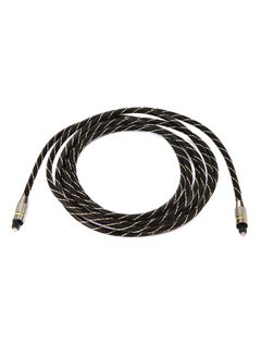Digital Optical Audio Cable Fiber Optic Cable OD6.0 Toslink Cable For CD DV Black