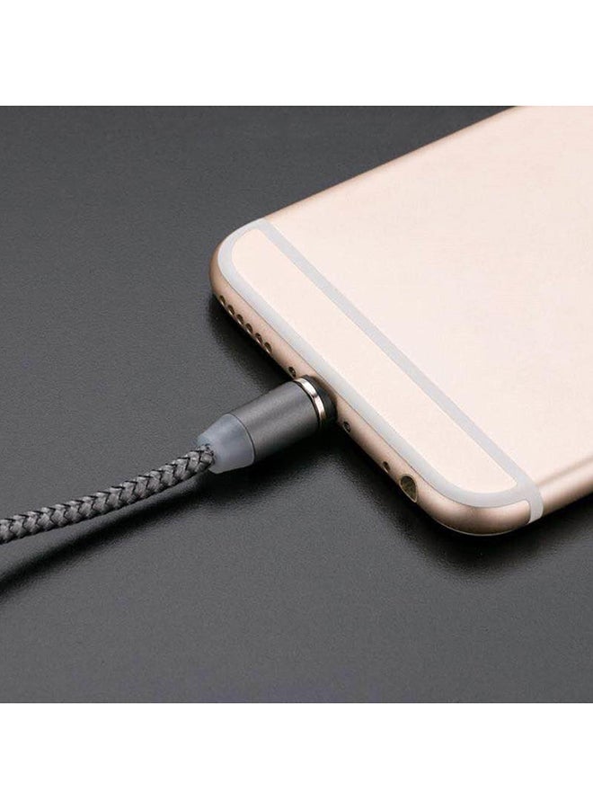 3-In-1 Magnetic Micro Usb, Type-C  And Lightning Cable Color May Vary