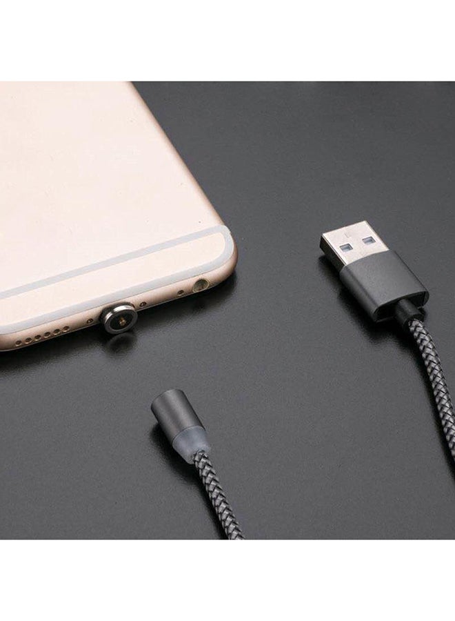 3-In-1 Magnetic Micro Usb, Type-C  And Lightning Cable Color May Vary