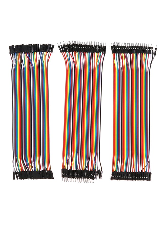 Generic 40 Pin Dupont Jumper Male/Female To Female/Male Raspberry Pi Separable Cable Multicolour  - Image 1