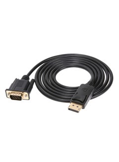 Generic Thunderbolt Display Port DP To VGA Male Adapter Converter Cable Black  - Image 1