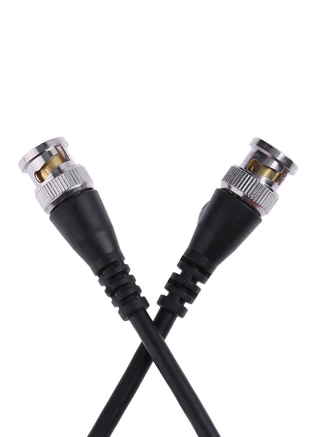 BNC To BNC DVR Connecting Cable Wire Cord For CCTV Security Video Camera Black