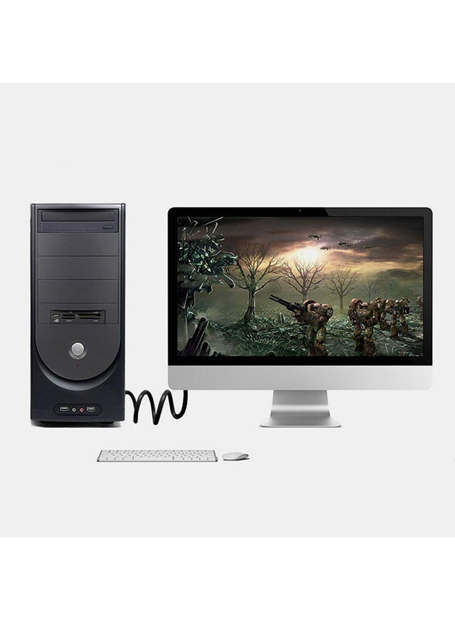 كابل محول من مخرج العرض بجودة 1080 بكسل إلى مخرج عرض HDMI من فينشن أسود - Image 2