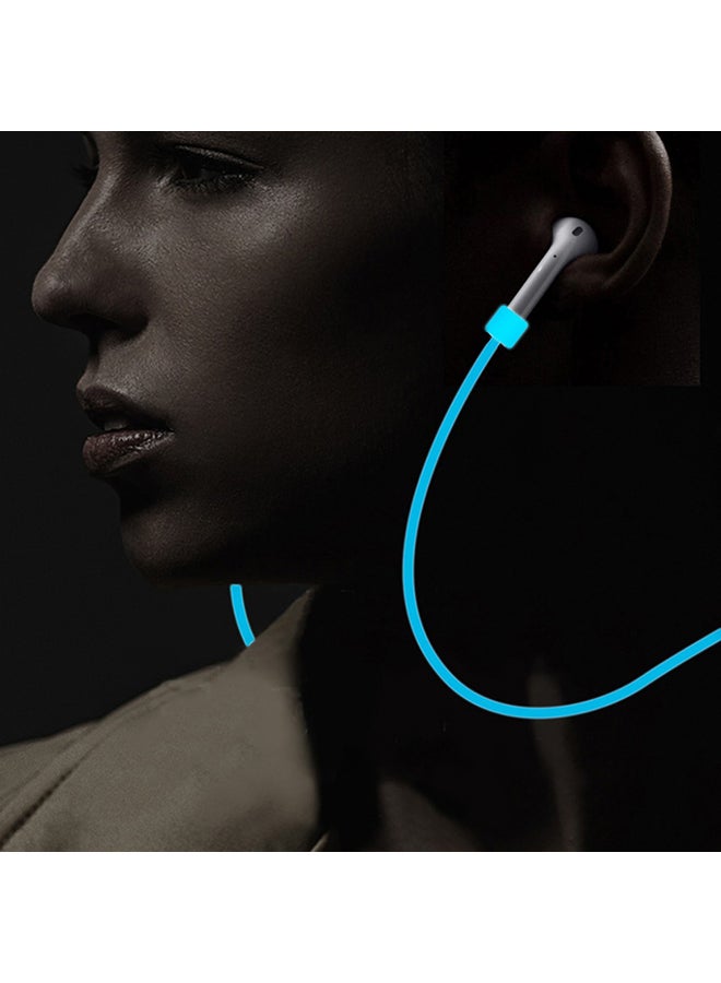Generic Luminous Anti-Lost Earphones Cable For Apple AirPods Blue  - Image 3