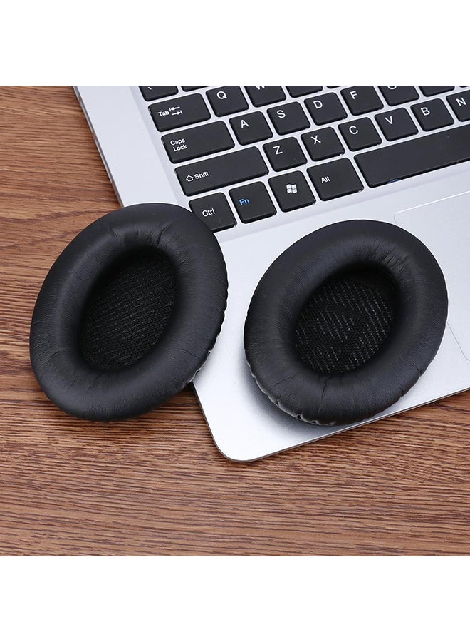 وسائد أذن بديلة لسماعات الرأس بوز كوايت كومفورت QC35 أسود - Image 3