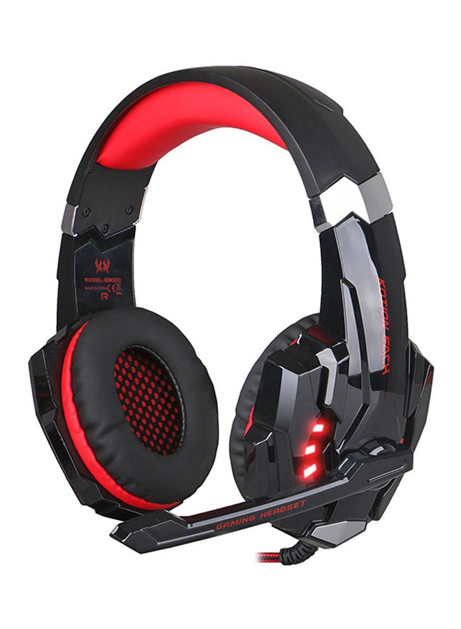 Each G9000 7.1 Surround Sound Gaming Wired Headset With Mic And LED Light For PS4/PS5/XOne/XSeries/NSwitch/PC - Image 1