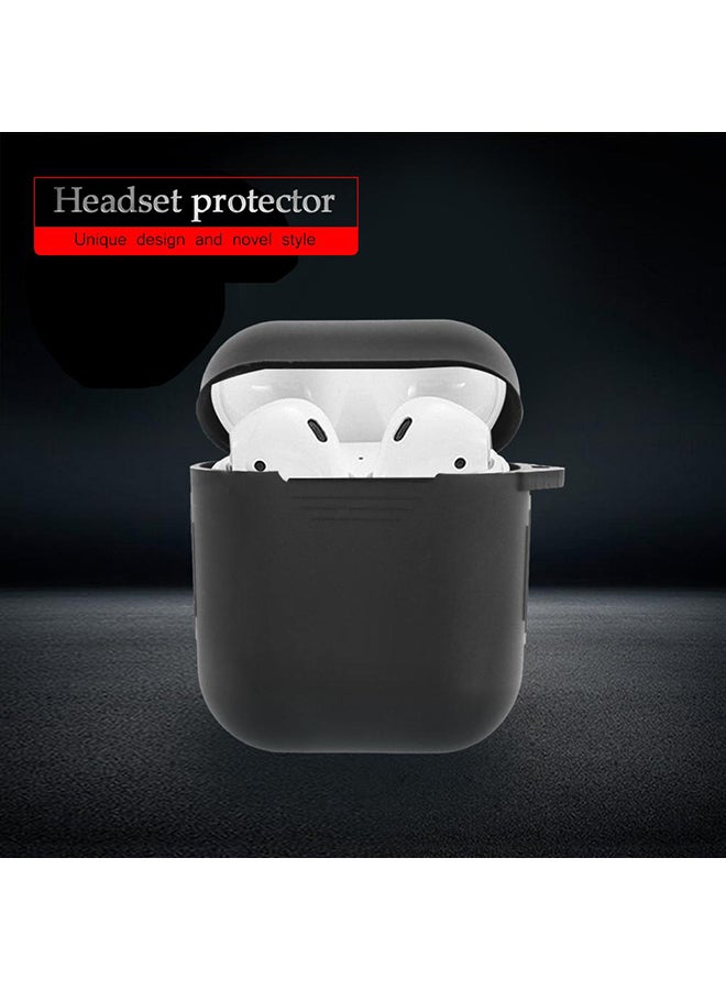 Generic - Silicone Carrying Case Cover For Apple AirPods Black - Image 1
